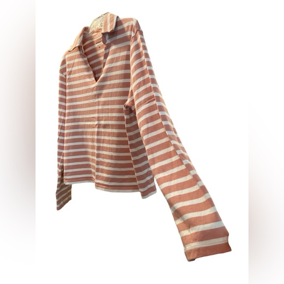 Boden 100% Cotton Long Sleeve Striped Pullover Top. Size Medium. - Picture 8 of 11